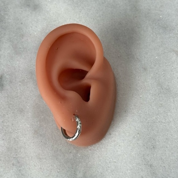 COPY - Sterling Silver Star Crystal Pave Hoop Earrings
Brand New - Picture 3 of 5